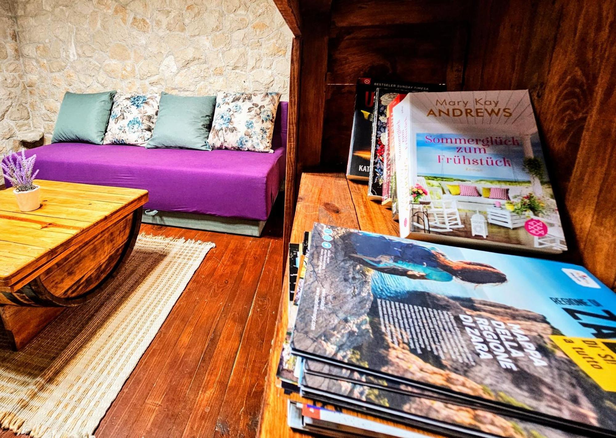 Dalmatia Rustica Comfortable One Bedroom+Fireplace Zára Szoba fotó
